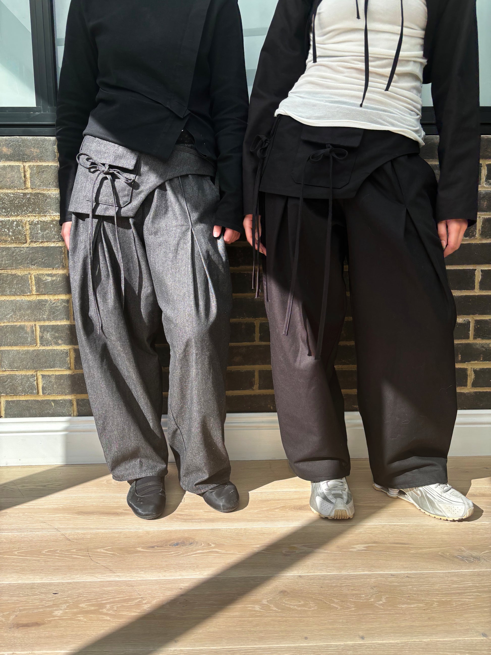 Aya Kaya Trousers Set in Denim