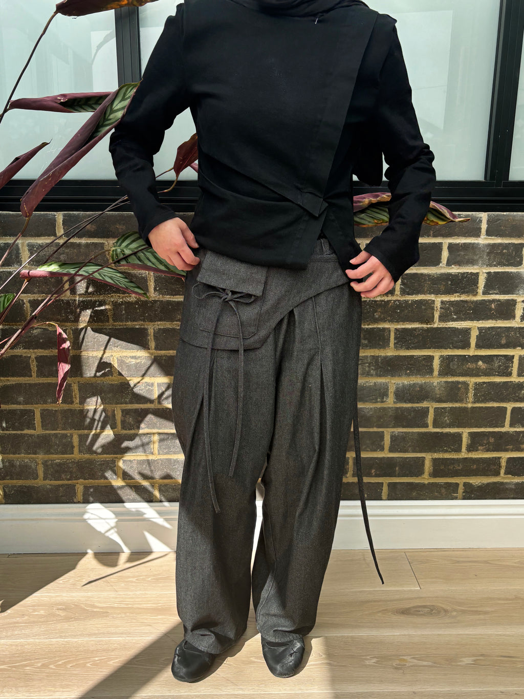 Aya Kaya Trousers Set in Denim