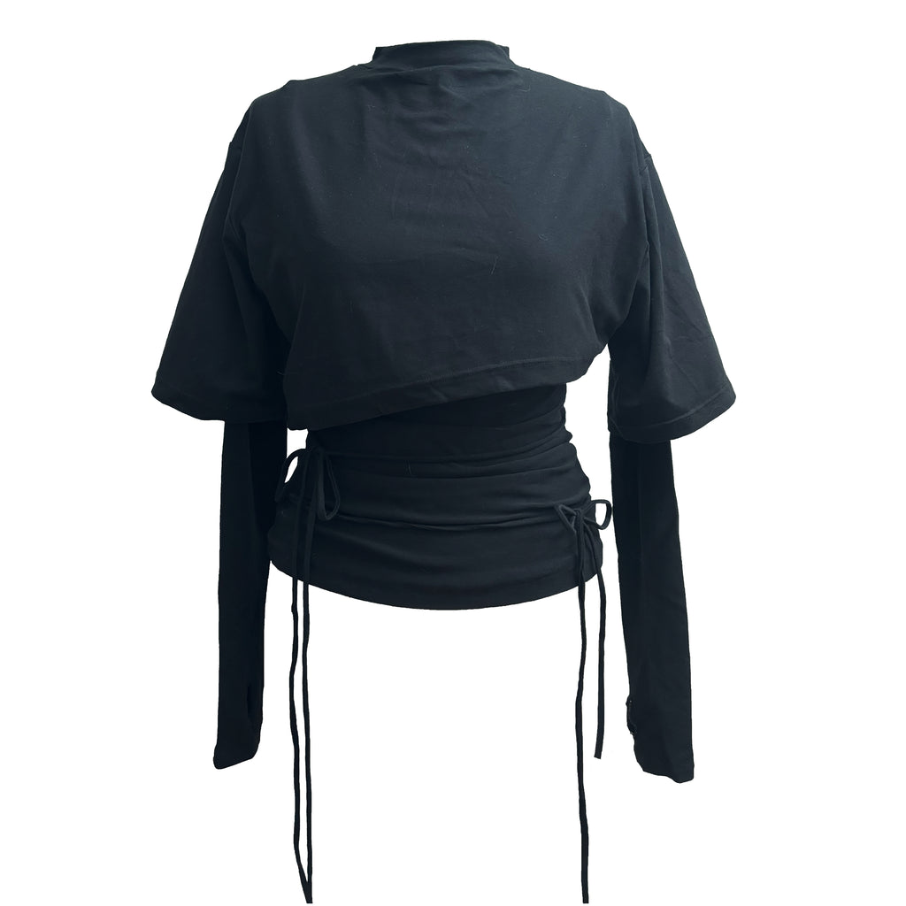 STUDIO SAMPLE 02: Double layer top with tie